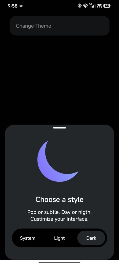 Dark Mode